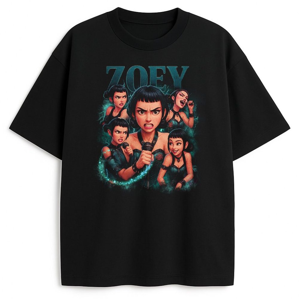 T-shirt Huntrix Bootleg Zoey — zdjęcie 1