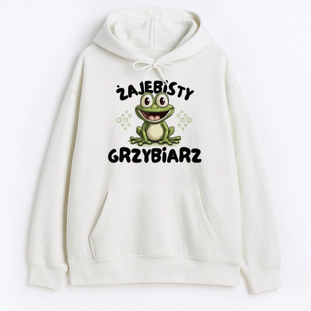 Bluza z kapturem Żajebisty Grzybiarz — zdjęcie 2