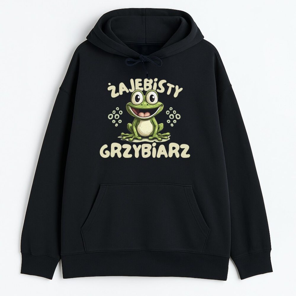 Bluza z kapturem Żajebisty Grzybiarz — zdjęcie 3