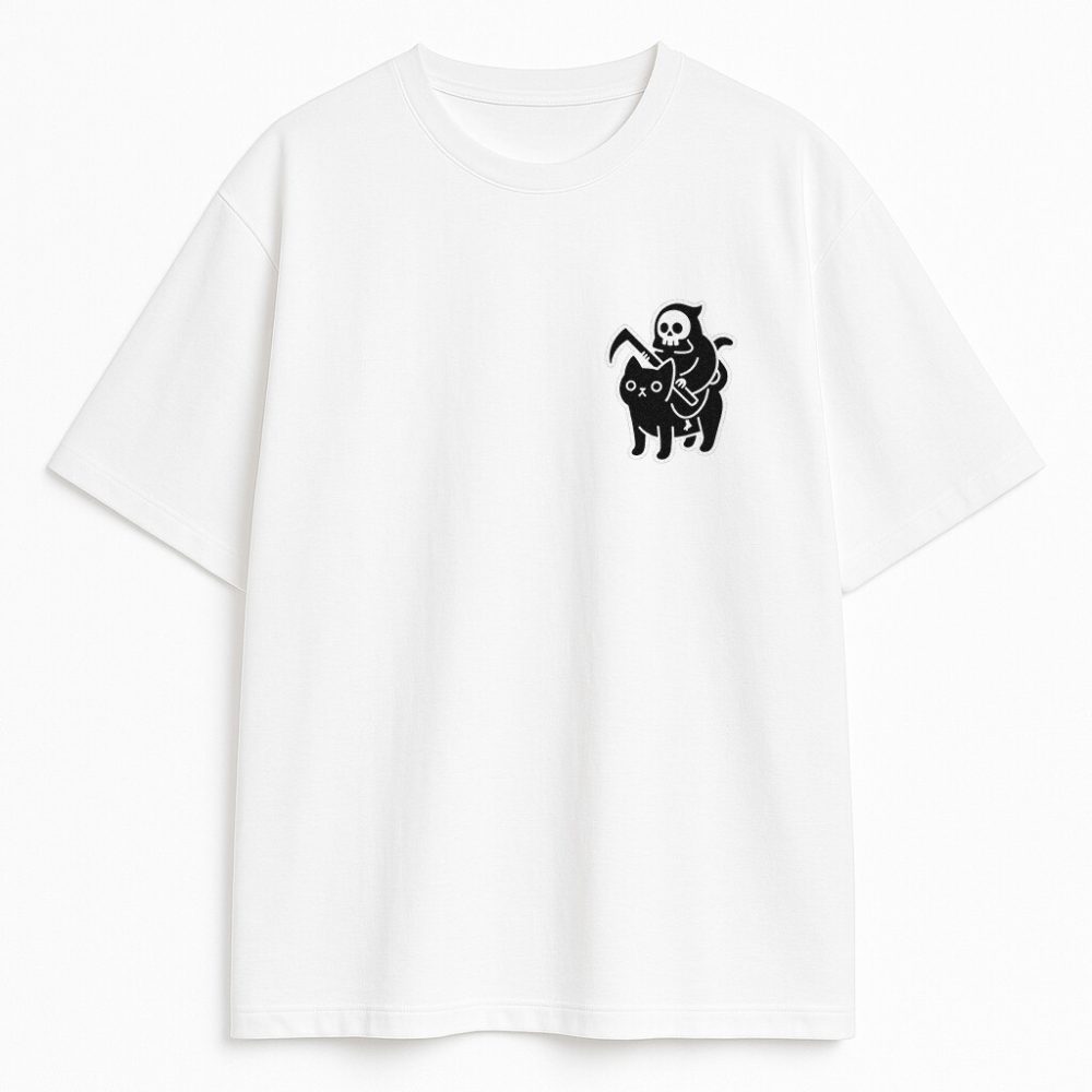 T-shirt Cat Death Rider — zdjęcie 1