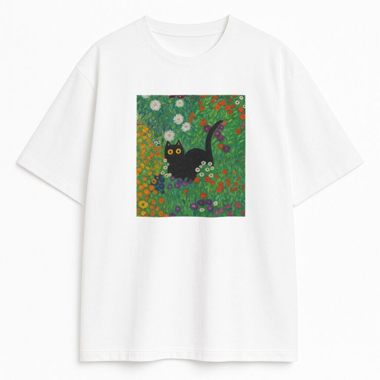T-shirt Cat Gustav Klimt