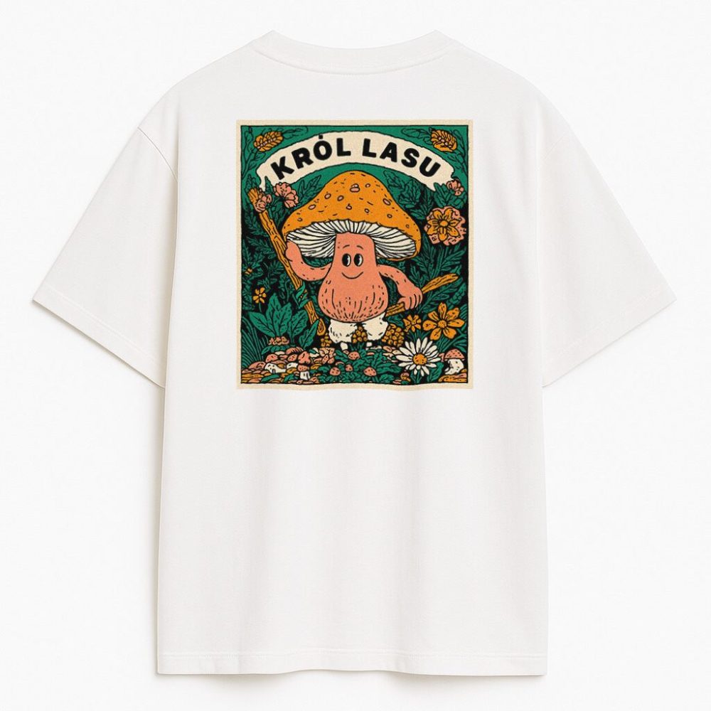 T-shirt dwustronny Król Lasu Cartoon — zdjęcie 9