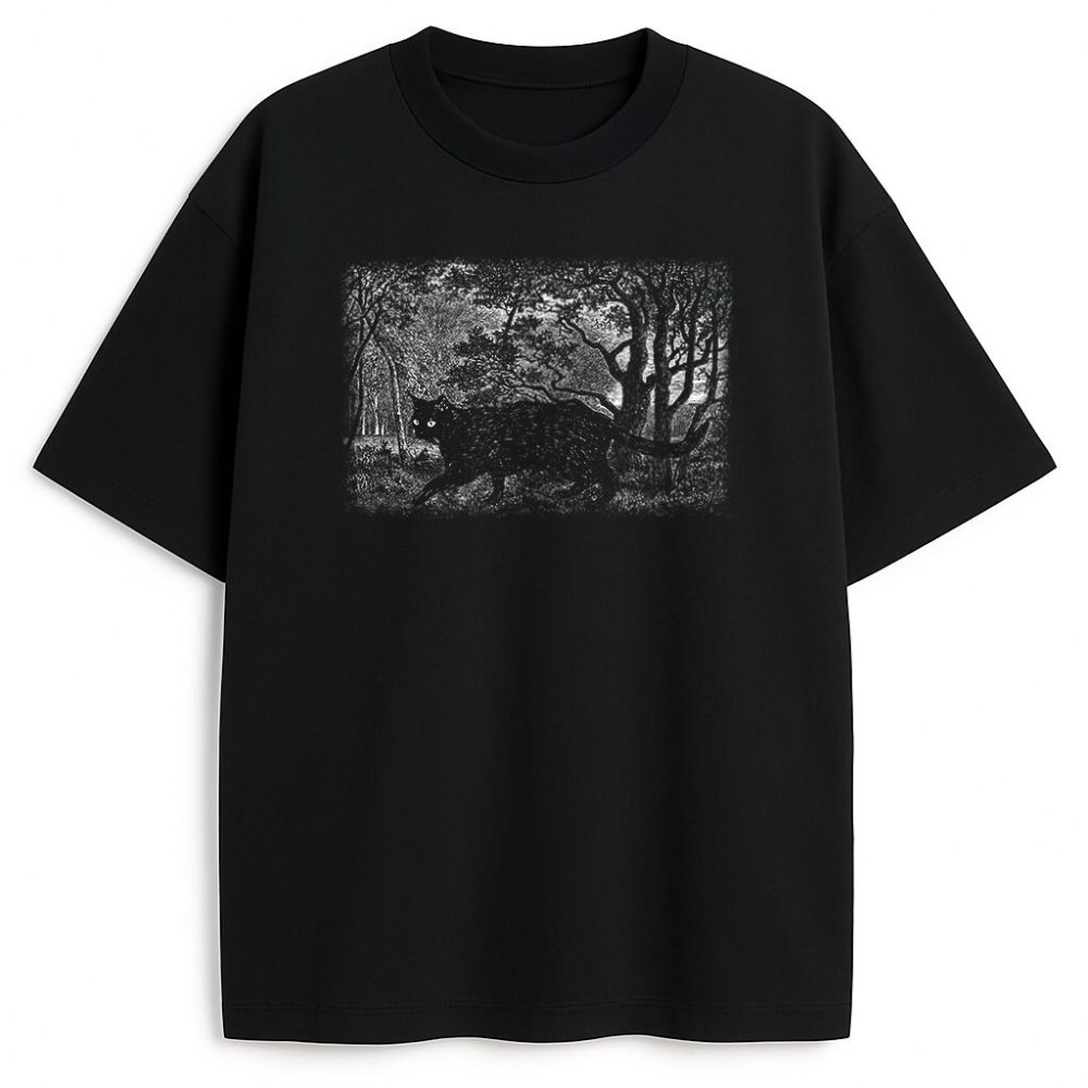 T-shirt Walking Cat — zdjęcie 1