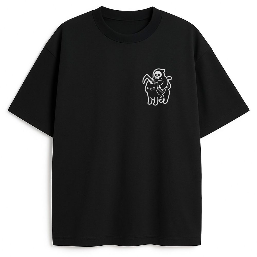 T-shirt Cat Death Rider — zdjęcie 2