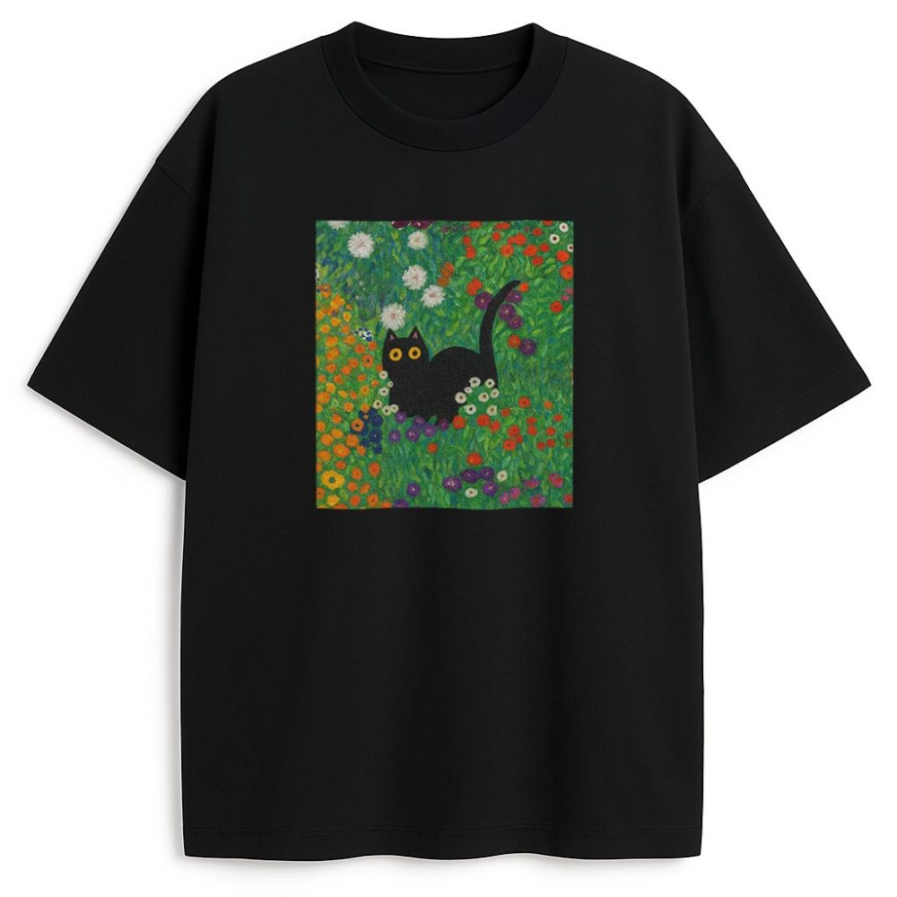 T-shirt Cat Gustav Klimt — zdjęcie 2