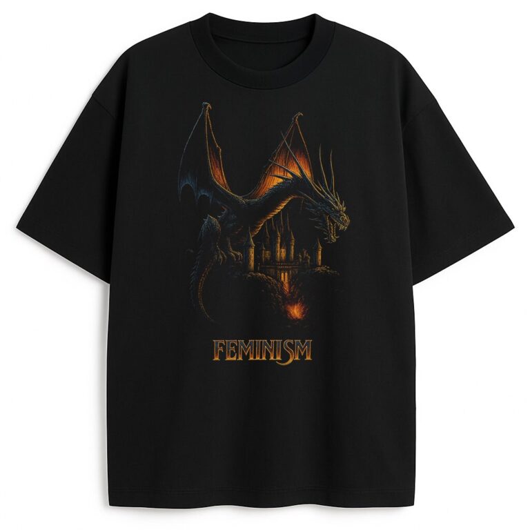 T-shirt Feminism Dragon