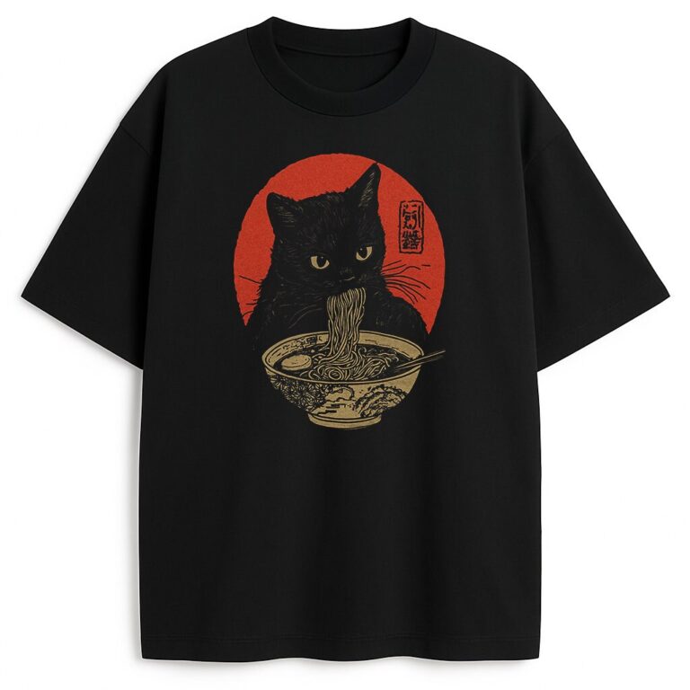 T-shirt Neko Ramen