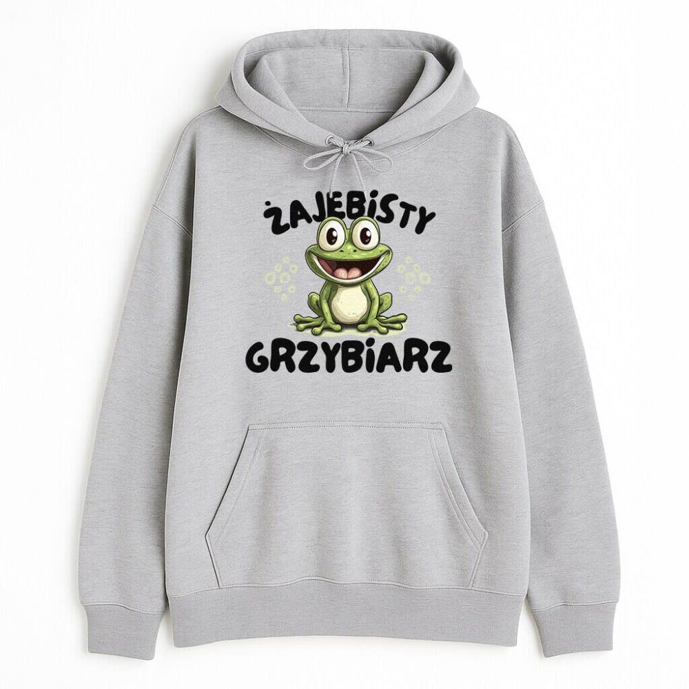 Bluza z kapturem Żajebisty Grzybiarz — zdjęcie 1
