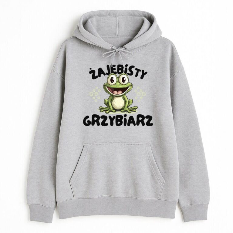 Bluza z kapturem Żajebisty Grzybiarz