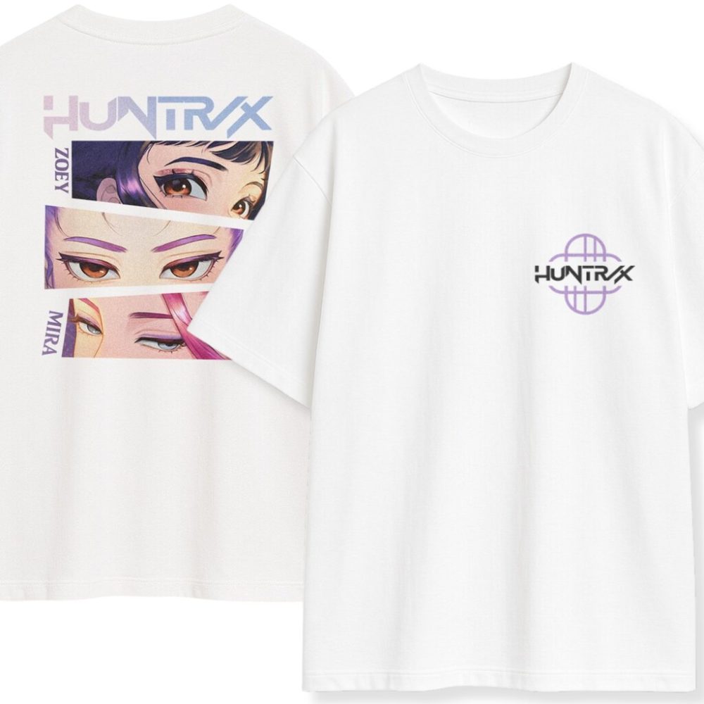 T-shirt dwustronny Kpop Demon Hunters Huntrix Eyes — zdjęcie 1