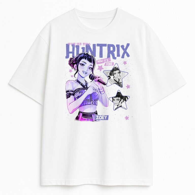 T-shirt Kpop Demon Hunters Zoey Stars