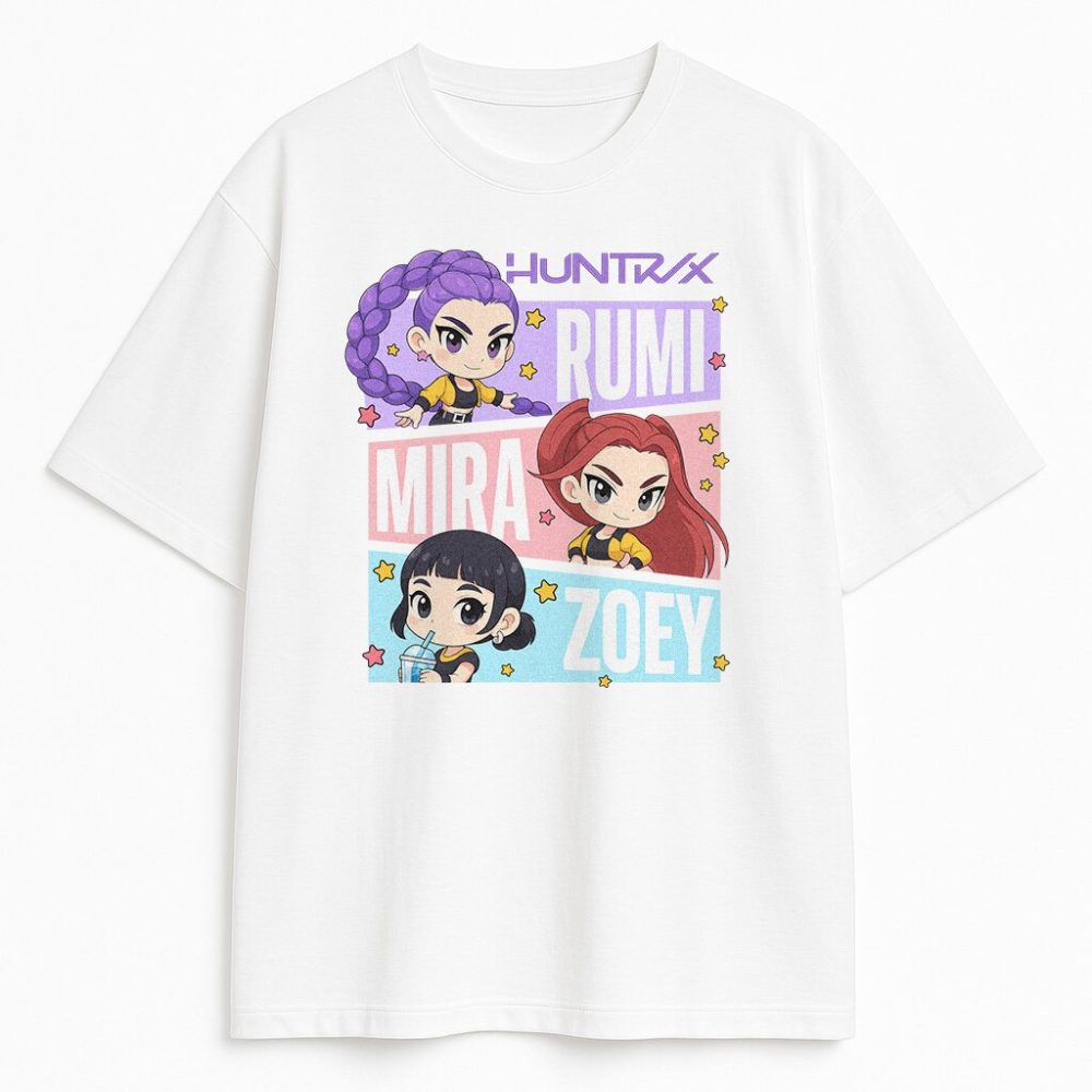 T-shirt Kpop Demon Hunters Huntrix Power — zdjęcie 1