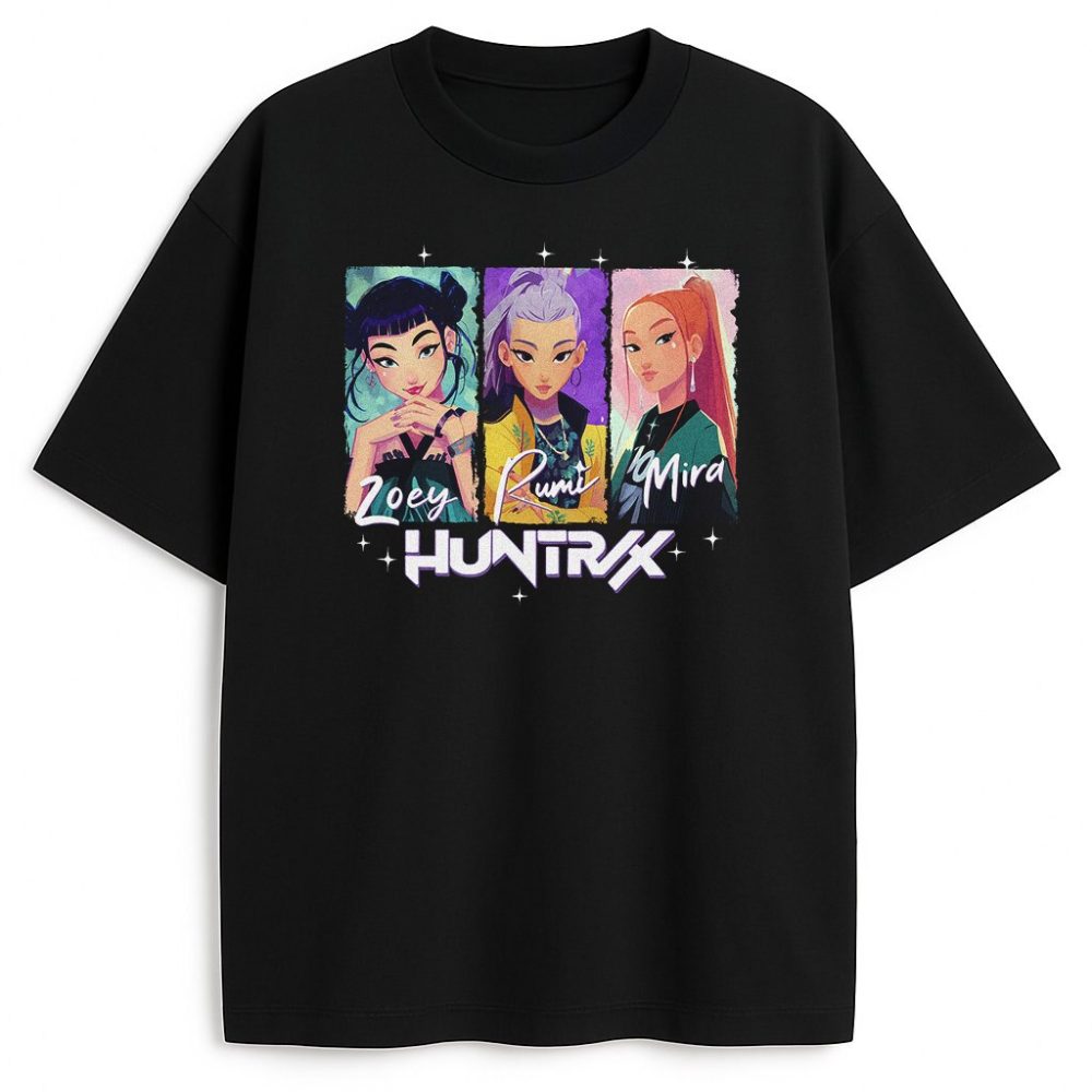 T-shirt Kpop Demon Hunters Mira Rumi Zoey — zdjęcie 1