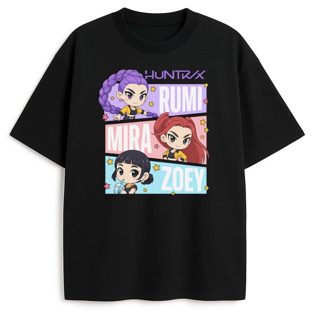 T-shirt Kpop Demon Hunters Huntrix Power — zdjęcie 3