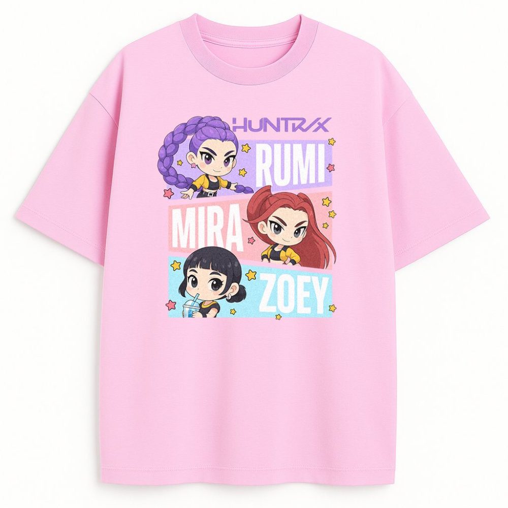 T-shirt Kpop Demon Hunters Huntrix Power — zdjęcie 2