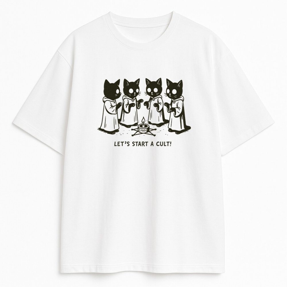 T-shirt Ameno Cats Cult — zdjęcie 1