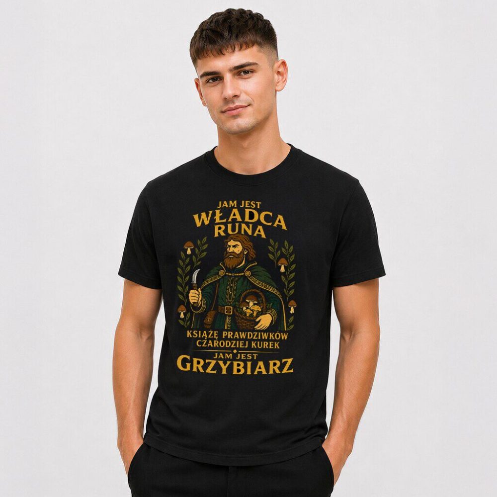 T-shirt Jam Jest Grzybiarz — zdjęcie 2