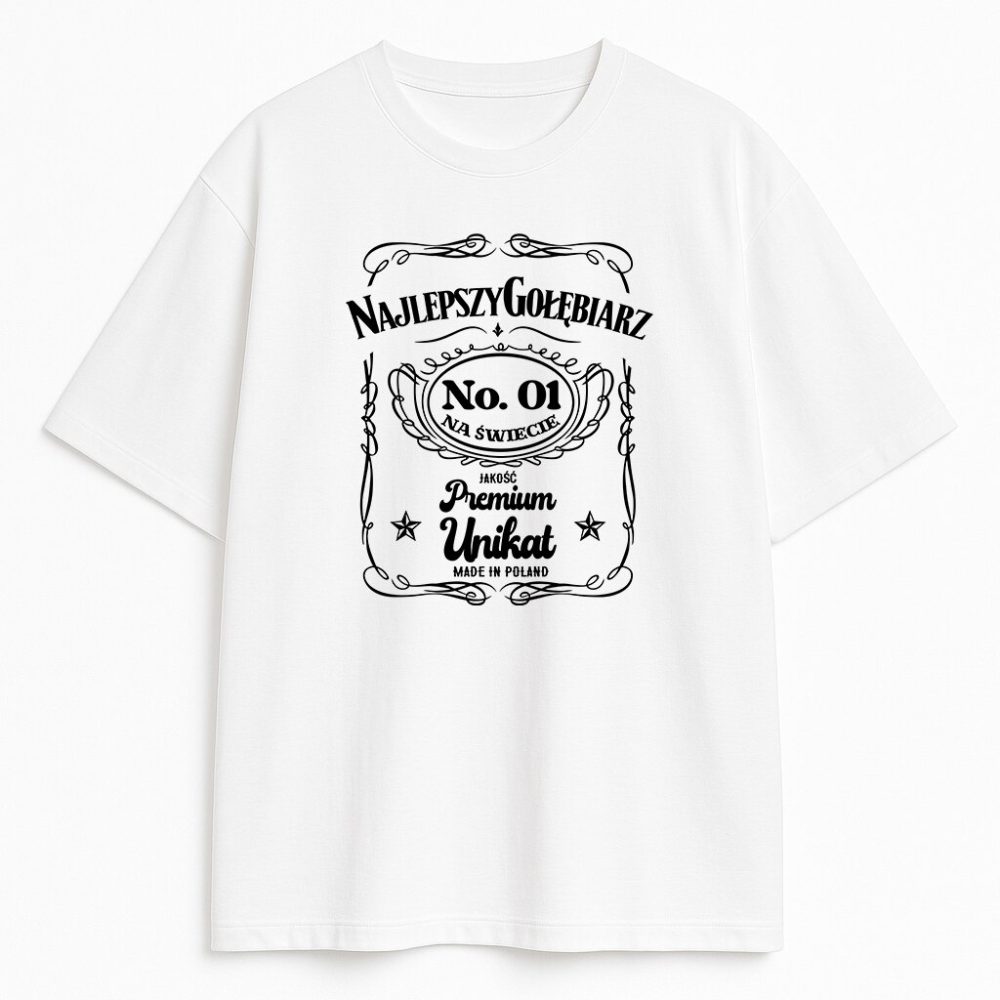T-shirt Najlepszy Gołębiarz Premium — zdjęcie 2