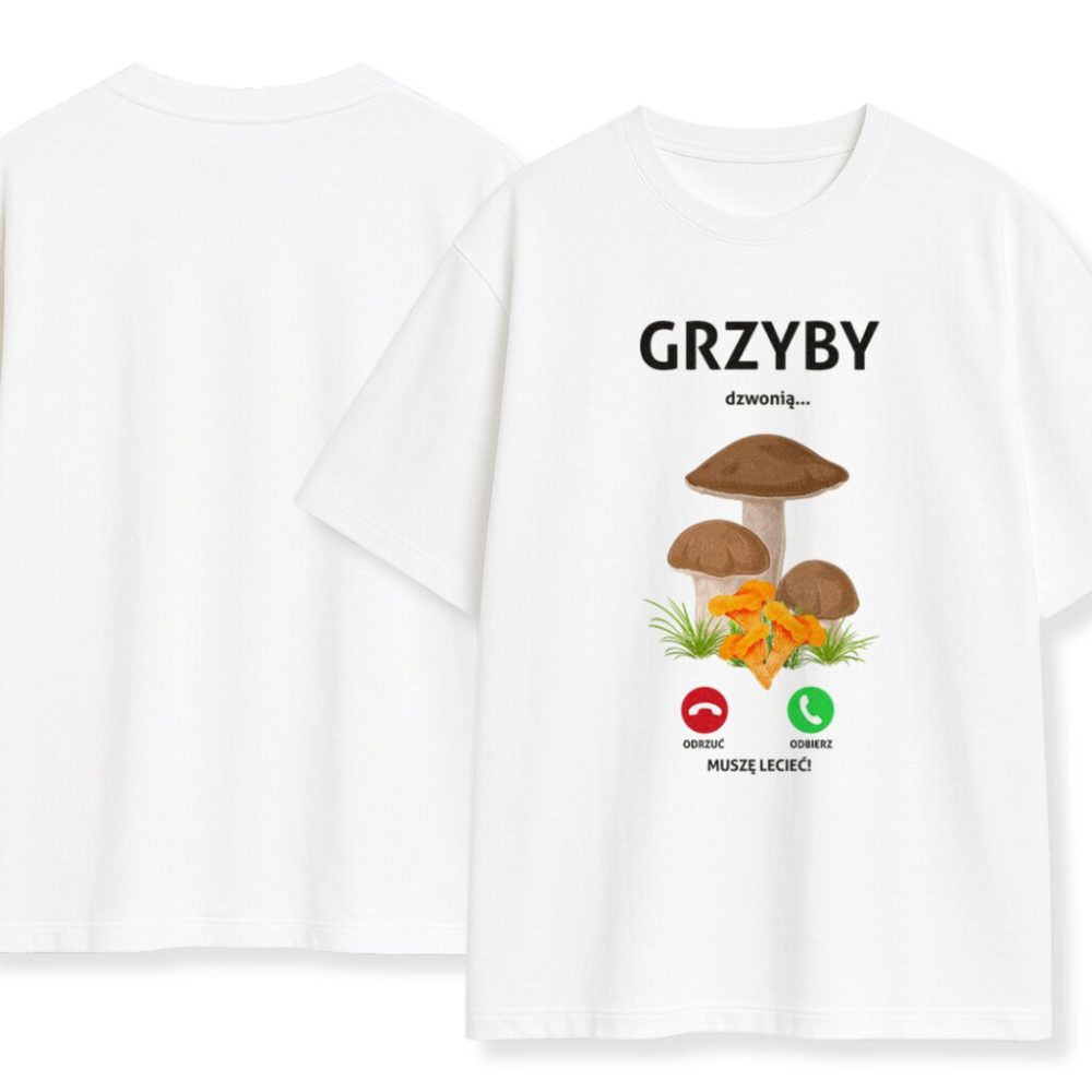 T-shirt Grzyby Dzwonią Muszę Iść — zdjęcie 4