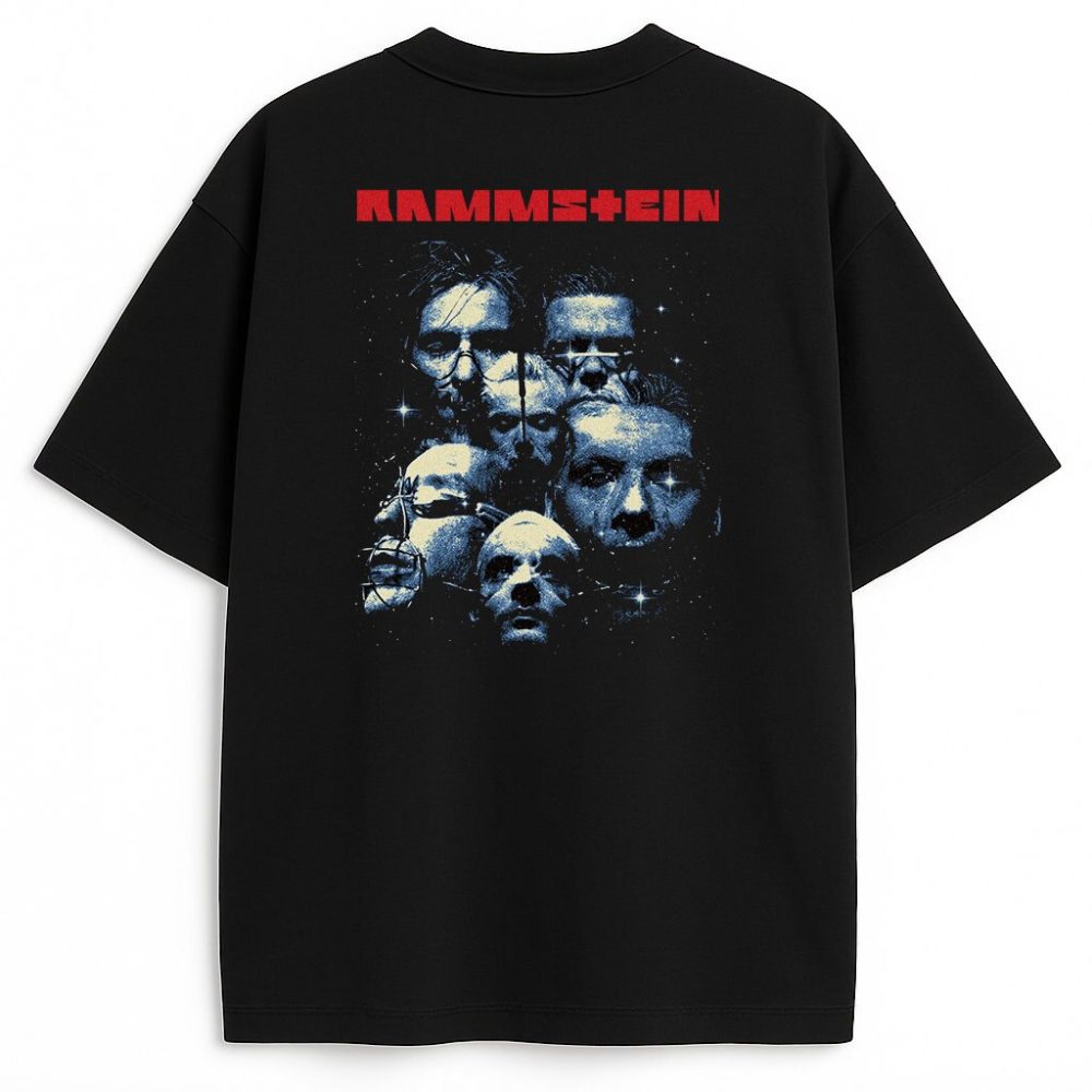 T-shirt dwustronny Rammstein Red Wyprzedaż — zdjęcie 2