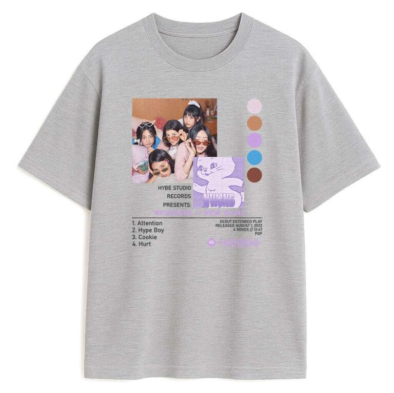 T-shirt NewJeans Aesthetic Wyprzedaż