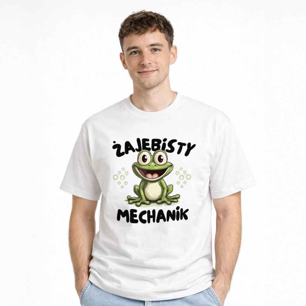 T-shirt Żajebisty Mechanik — zdjęcie 2