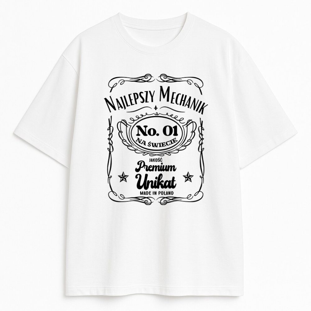 T-shirt Najlepszy Mechanik Premium — zdjęcie 4