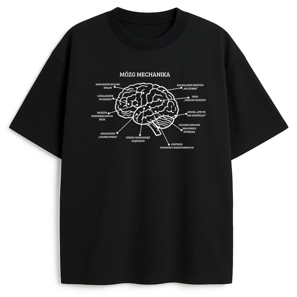 T-shirt Mózg Mechanika — zdjęcie 4