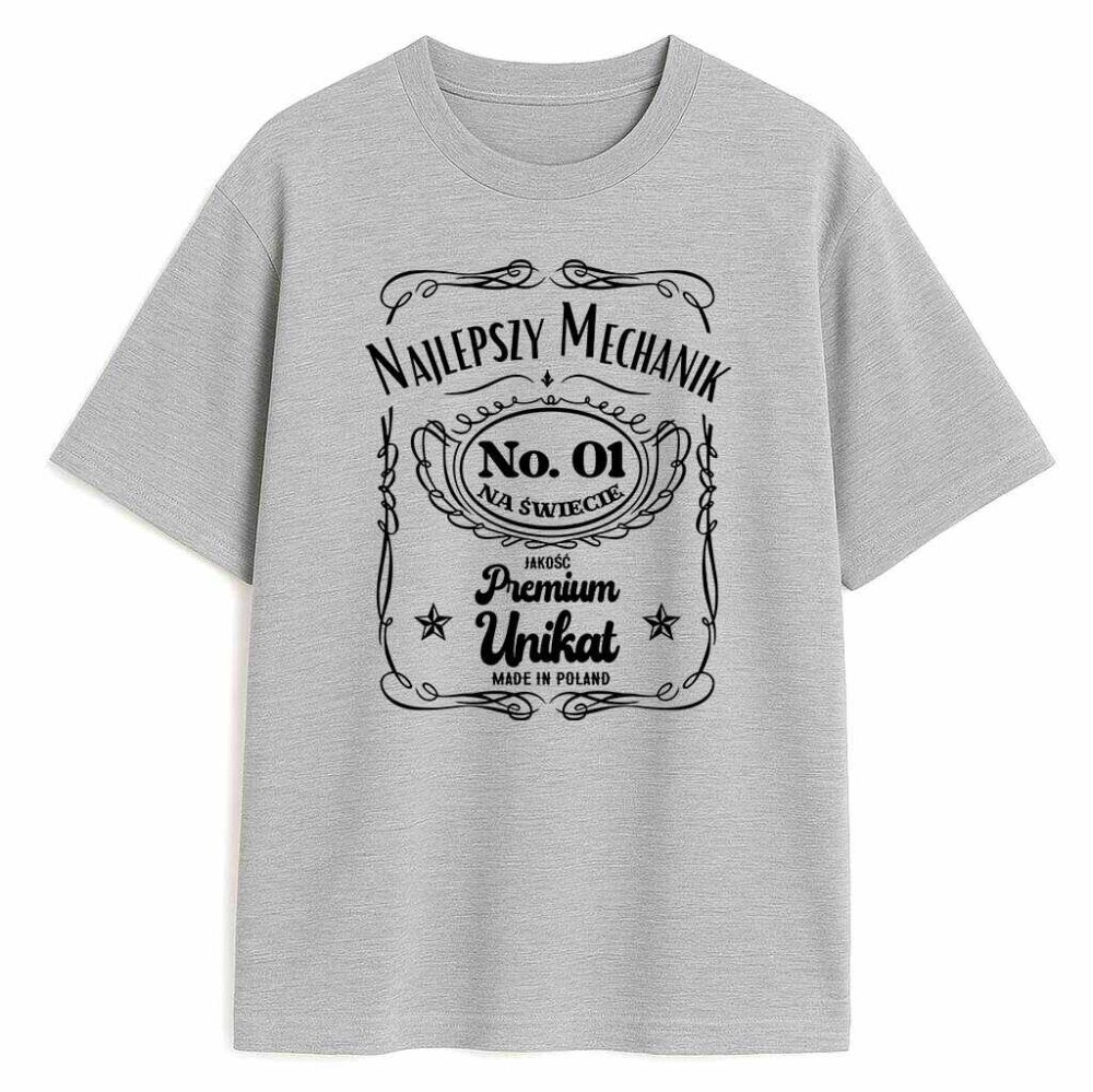 T-shirt Najlepszy Mechanik Premium — zdjęcie 3