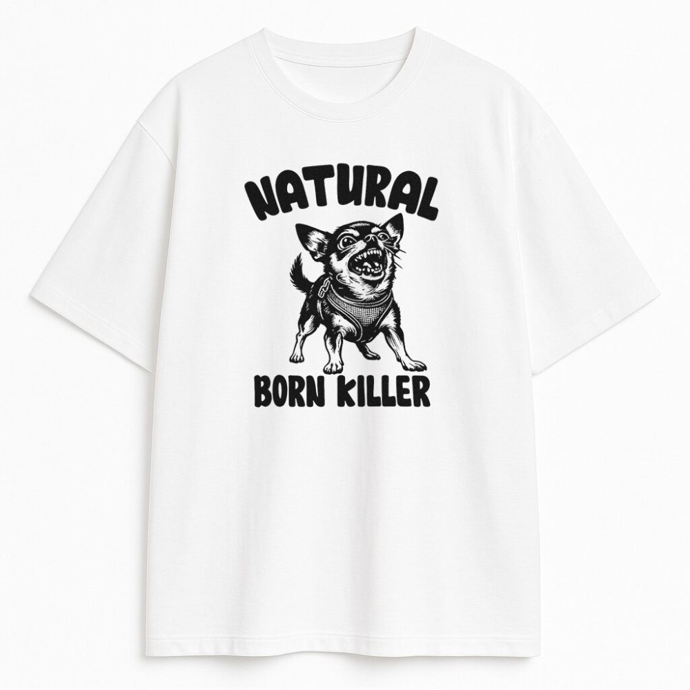 T-shirt Chihuahua Natural Born Killer — zdjęcie 2