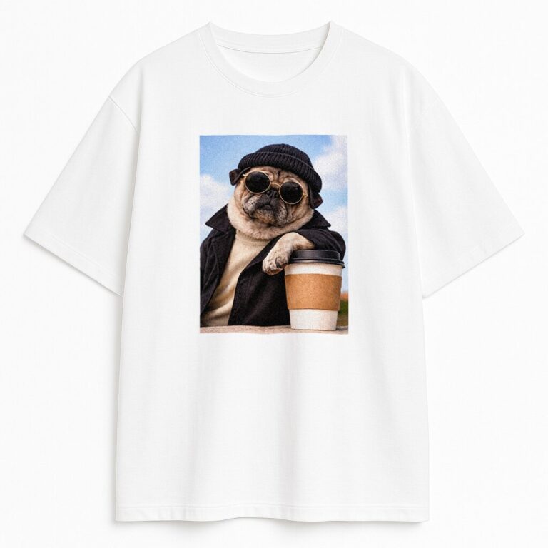 T-shirt Pug The Professional