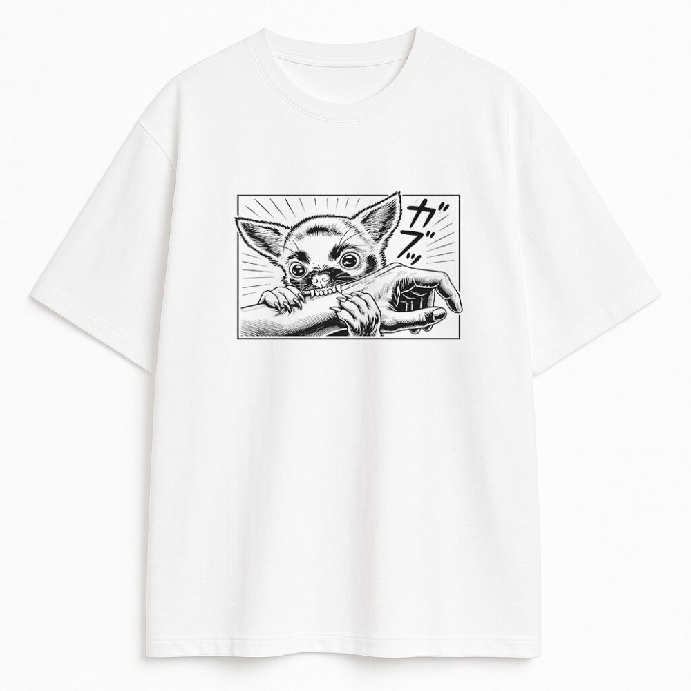 T-shirt Chihuahua Bite — zdjęcie 2