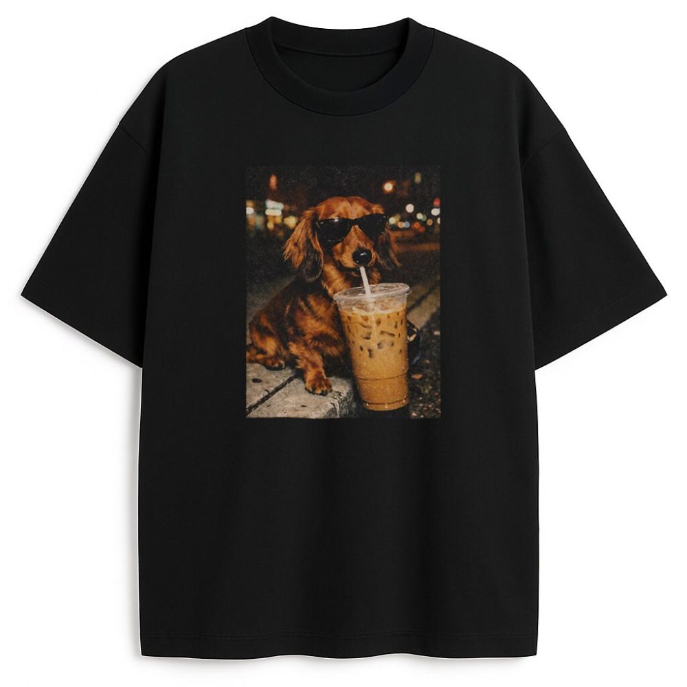 T-shirt Najpierw Kawa Potem Hau — zdjęcie 4