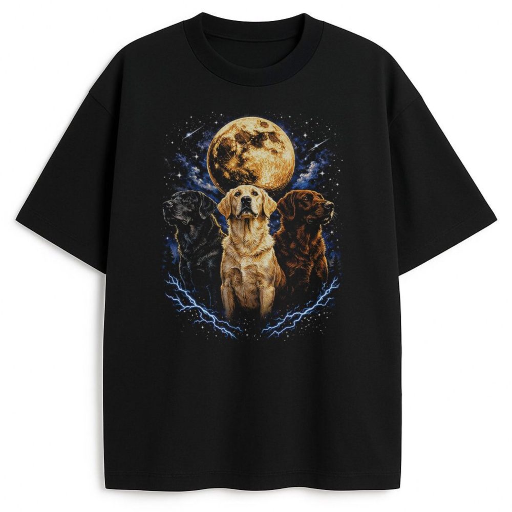 T-shirt Labradors 90s — zdjęcie 1