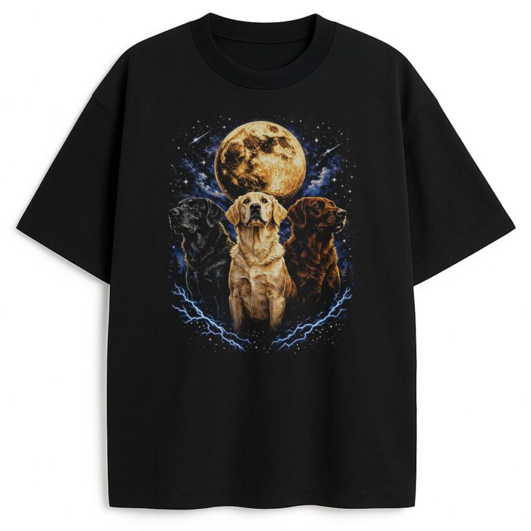 T-shirt Labradors 90s