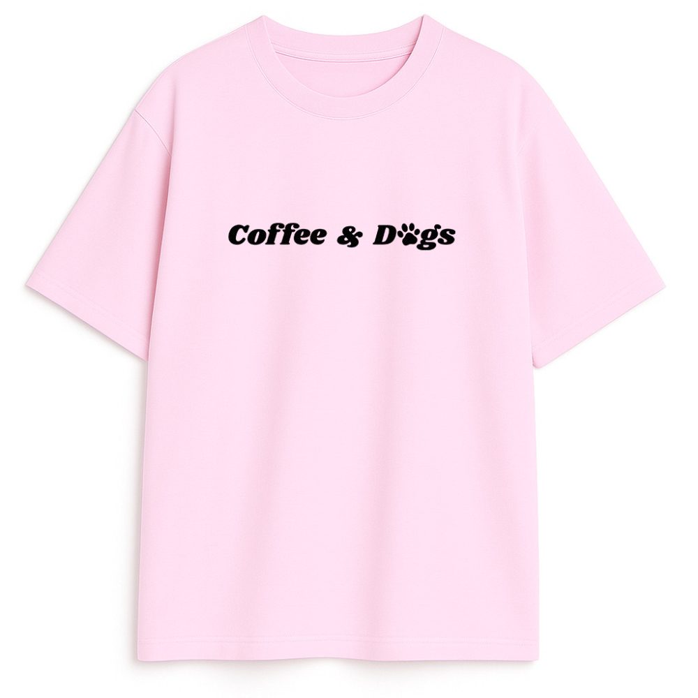 T-shirt Coffe and Dogs — zdjęcie 3