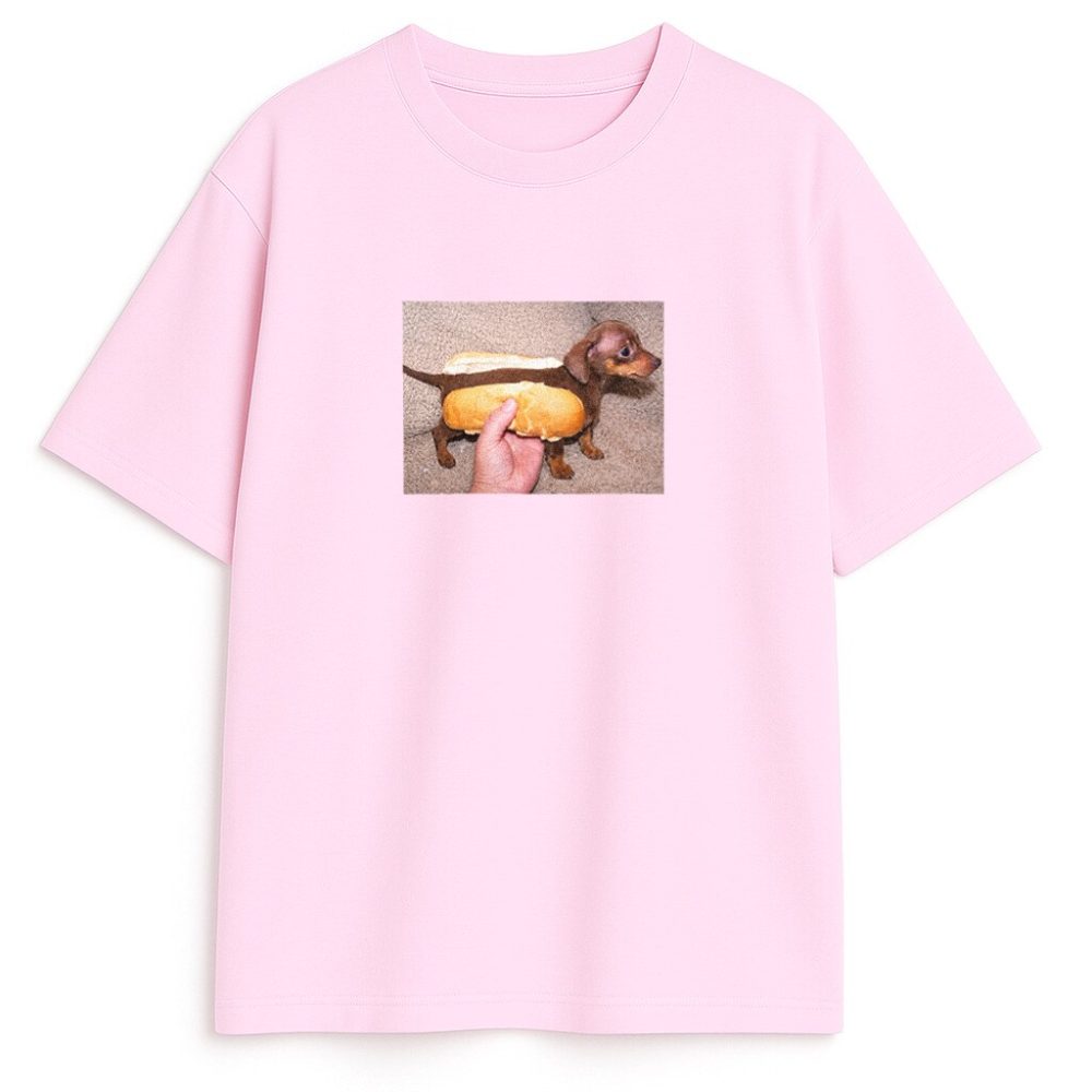 T-shirt Hot Dog Meme — zdjęcie 2