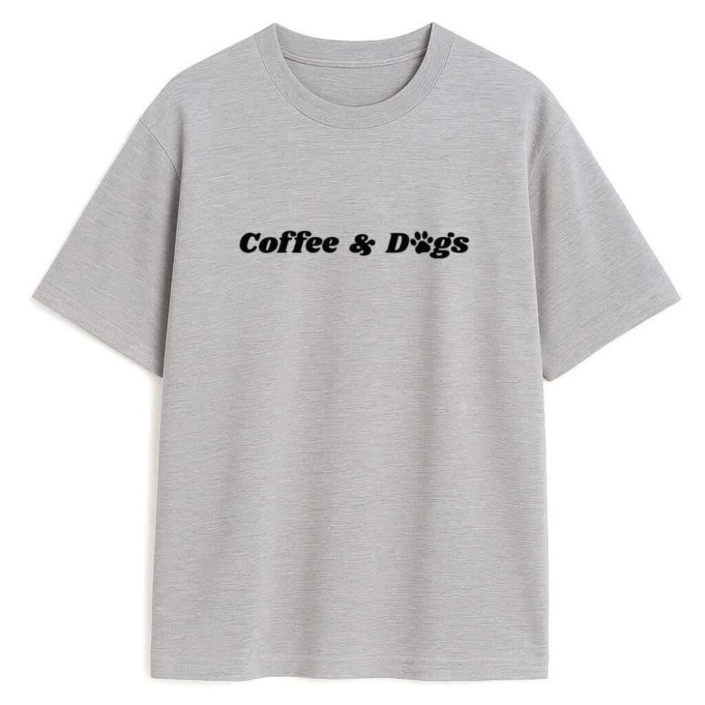 T-shirt Coffe and Dogs — zdjęcie 4