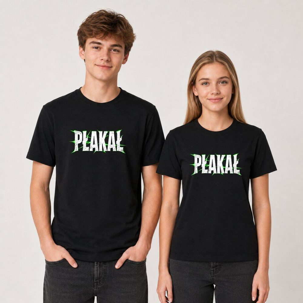 T-shirt Płakał Neon — zdjęcie 2