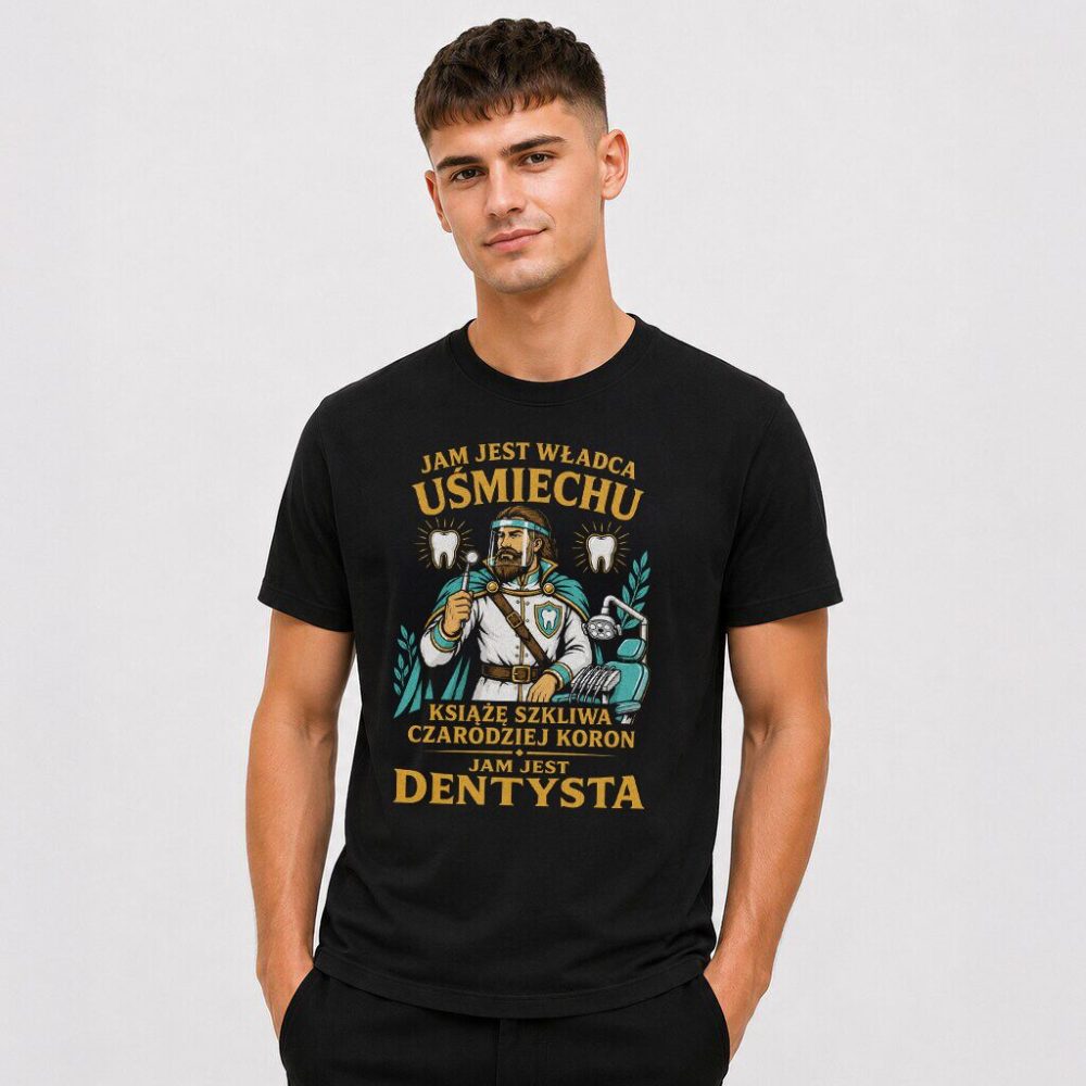 T-shirt Jam Jest Dentysta — zdjęcie 2
