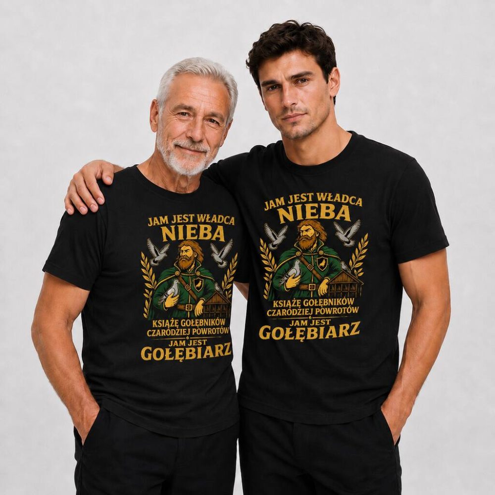 T-shirt Jam Jest Gołębiarz — zdjęcie 2