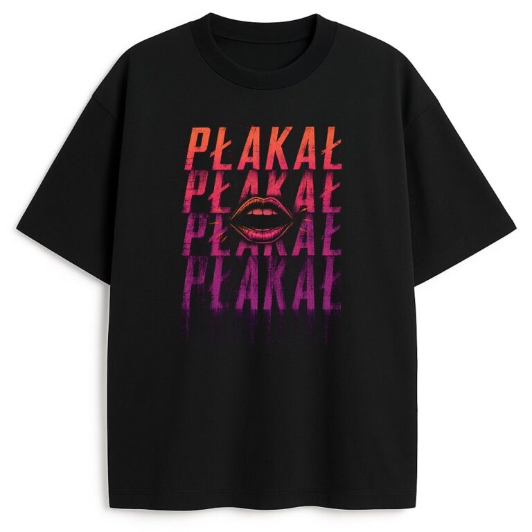 T-shirt Płakał Usta