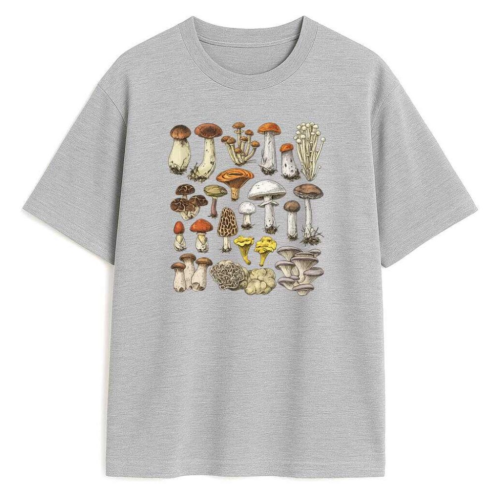 T-shirt Grzyby Rycina — zdjęcie 3