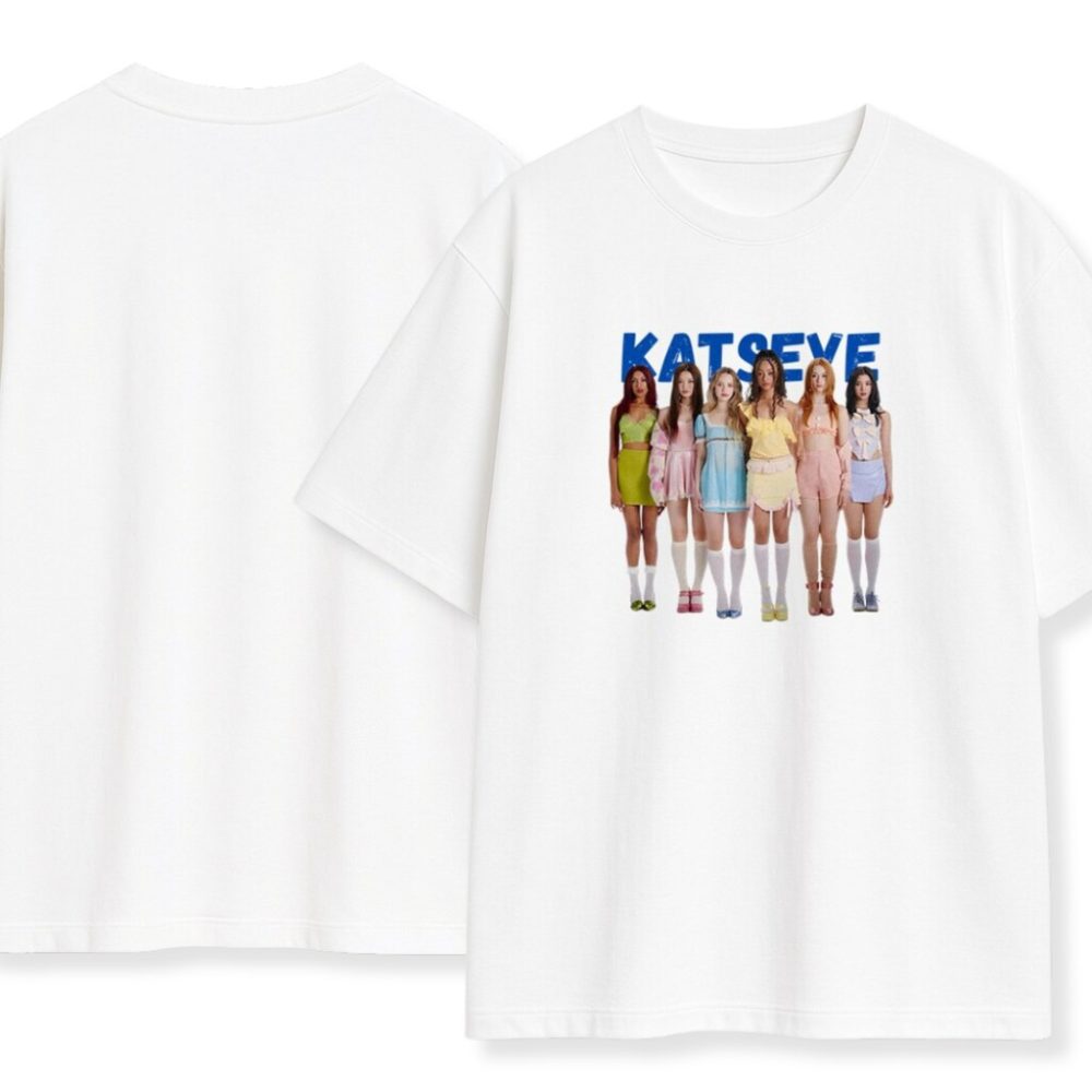 T-shirt Katseye Pastel Kpop Girls — zdjęcie 2