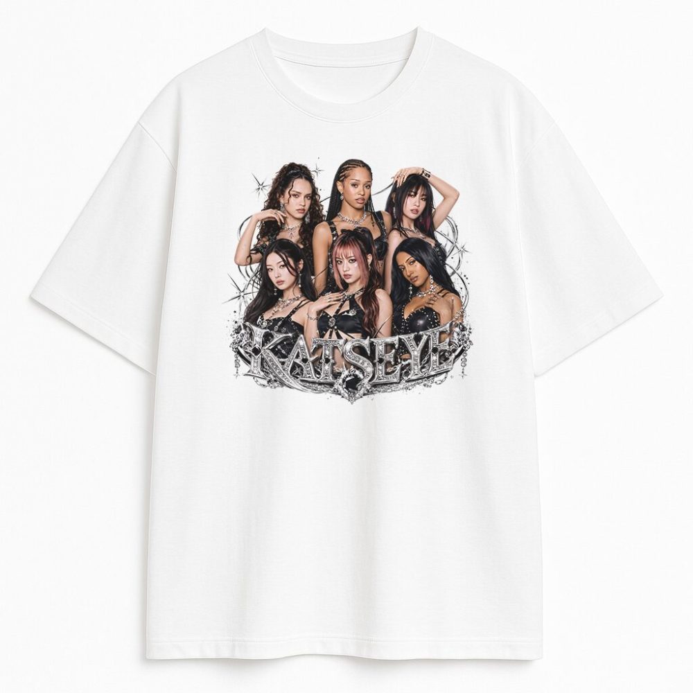 T-shirt Katseye Silver — zdjęcie 2