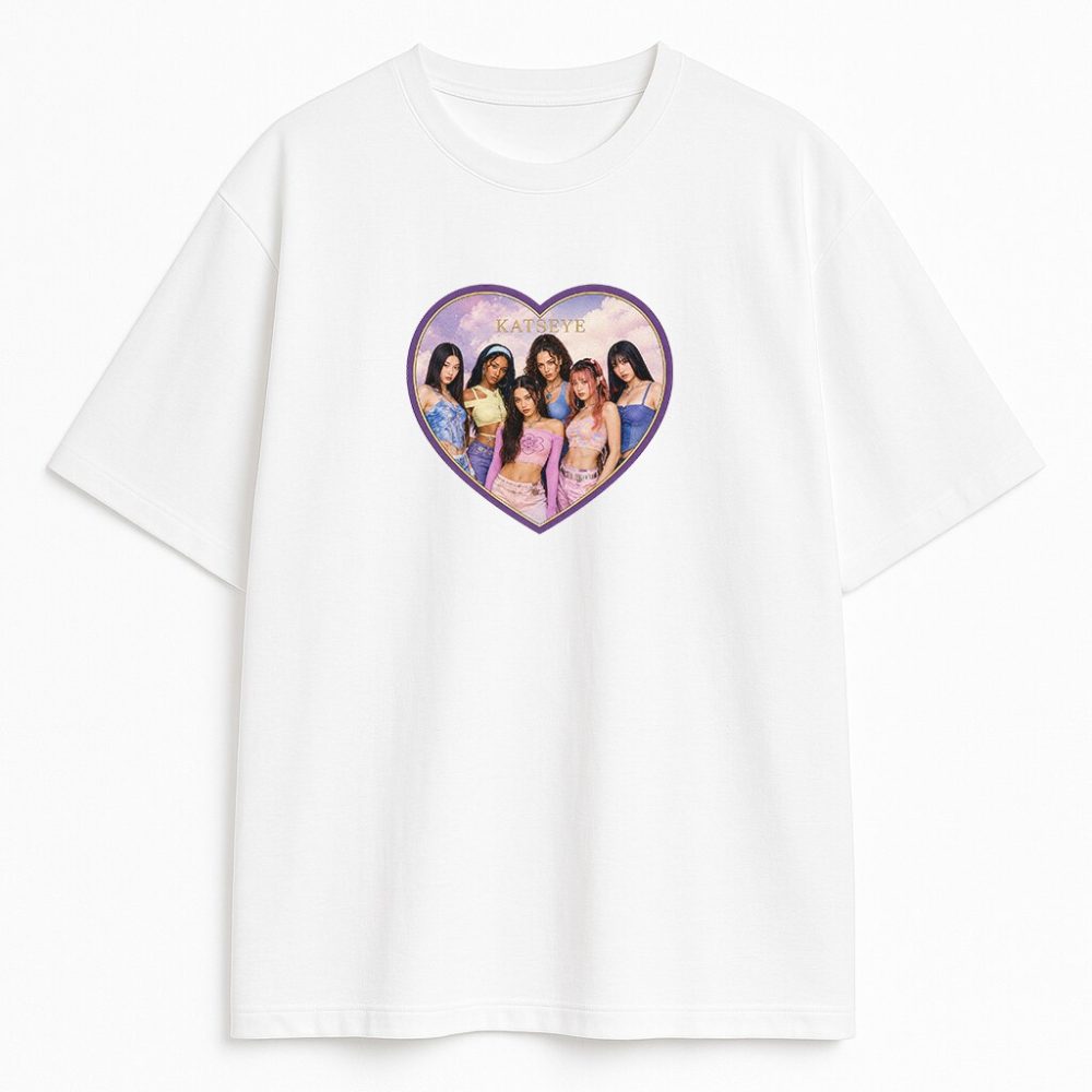 T-shirt Katseye Heart — zdjęcie 4
