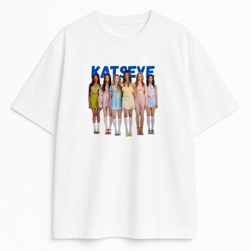 T-shirt Katseye Pastel Kpop Girls — zdjęcie 1