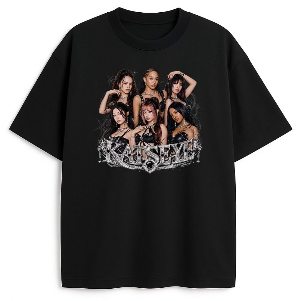 T-shirt Katseye Silver — zdjęcie 1