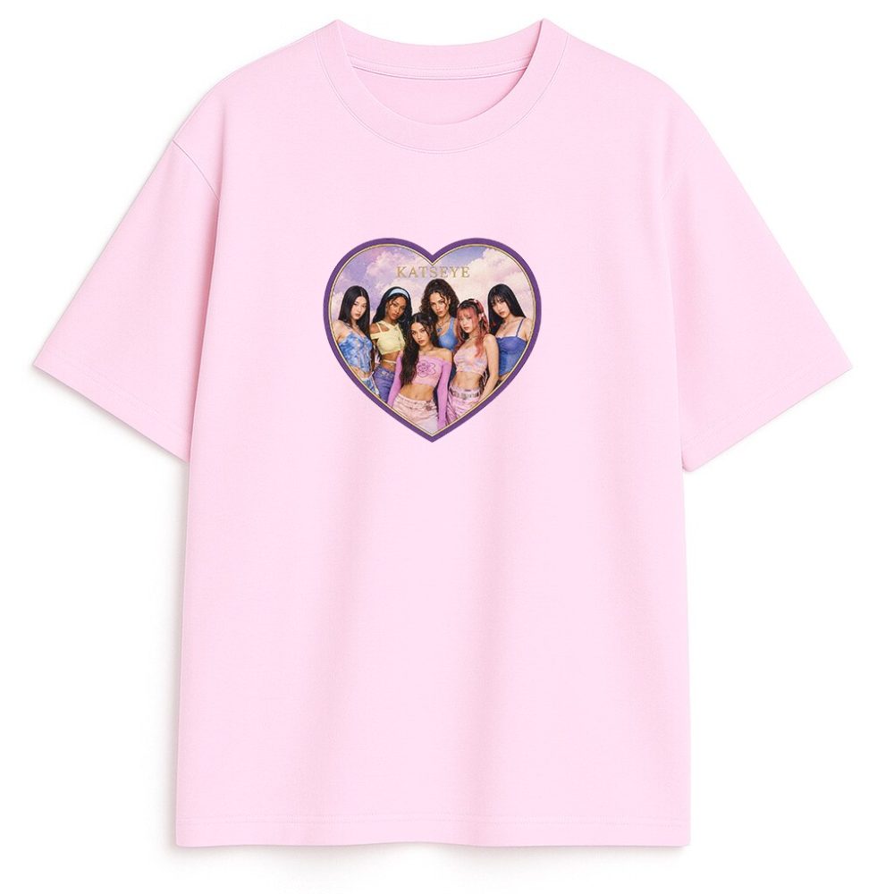 T-shirt Katseye Heart — zdjęcie 1