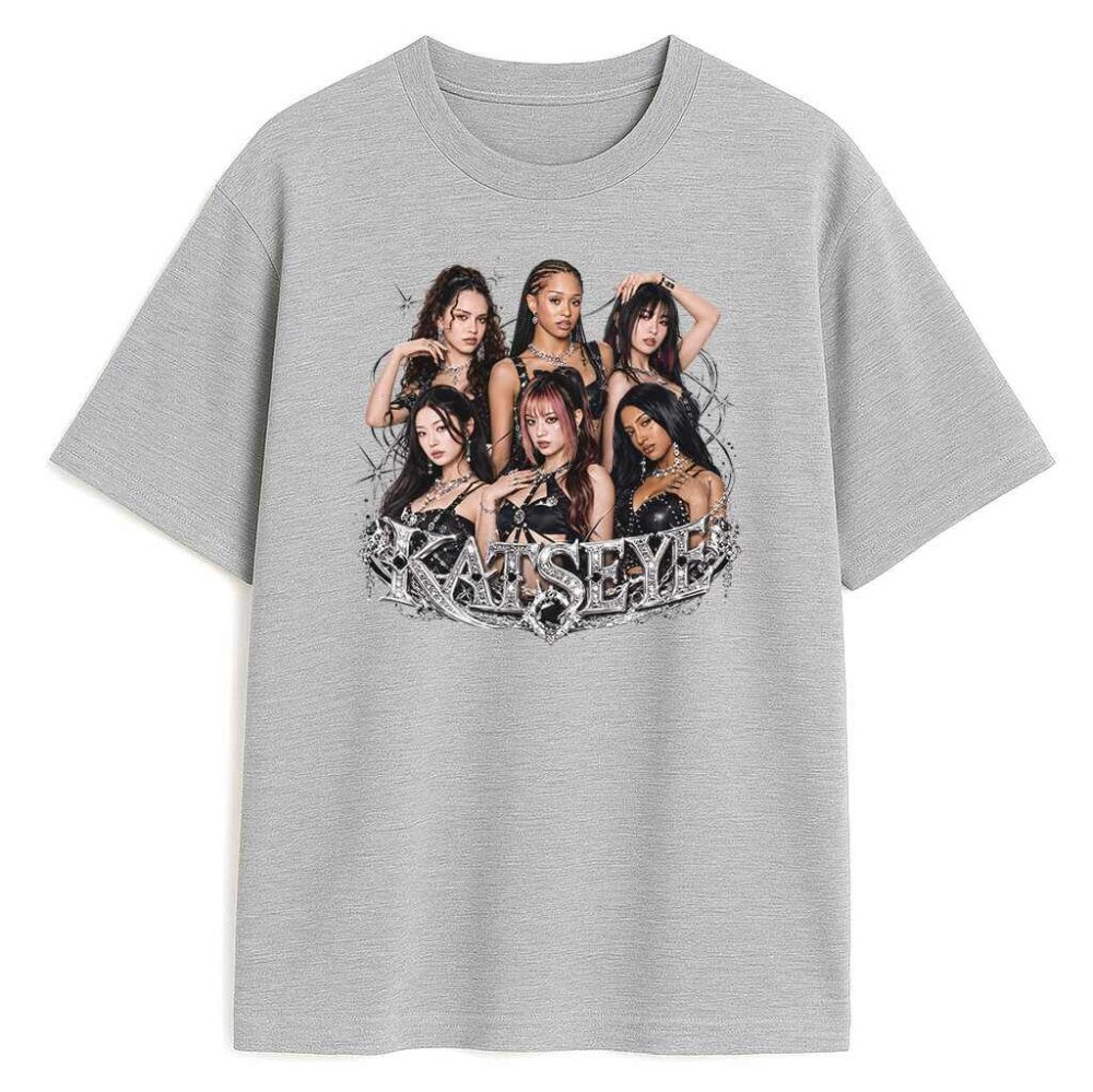 T-shirt Katseye Silver — zdjęcie 3